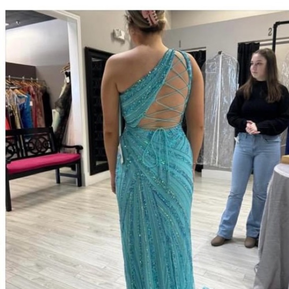 Size 8 Ashely Lauren Prom Dress Obo View 2